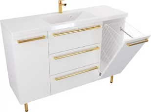 Szafka Umywalkowa Stojąca ATHOS 120 cm D K UZ MATOWA - Szafki łazienkowe - miniaturka - grafika 1