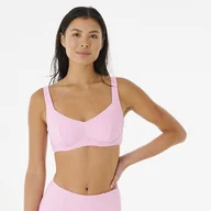 Stroje kąpielowe - Damska Góra stroju kąpielowego RIP CURL PREMIUM SURF E BRALETTE 03XWSW_1764 – Różowy - miniaturka - grafika 1