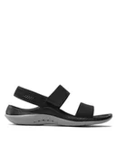 Sandały damskie - Crocs Sandały Literide 360 Sandal W 206711 Czarny - miniaturka - grafika 1