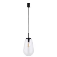 Lampy sufitowe - Nowodvorski Nowoczesna lampa wisząca PEAR BLACK M do biura i salonu czarny 7798 - miniaturka - grafika 1