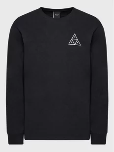 HUF Longsleeve Essentials TS01750 Czarny Regular Fit - Koszulki sportowe męskie - miniaturka - grafika 1