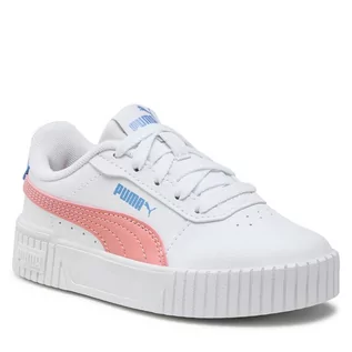 Buty dla dziewczynek - Sneakersy Puma Carina 2.0 PS 386186 12 Puma White-Poppy Pink-Blissful Blue - grafika 1