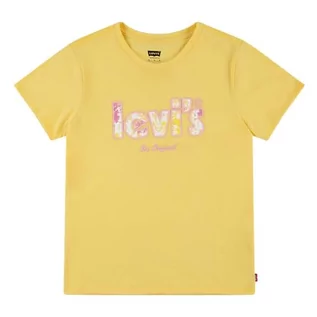 Krawaty i muchy męskie - Levi's Kids Girl's LVG różowy krawat DYE plakat logo T 4EH701 koszulka SS, Snapdragon, 14 lat, Snapdragon, 14 lat - grafika 1