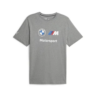 Koszulka Sportowa Męska Puma Bmw Mms Ess Logo - Koszulki sportowe męskie - miniaturka - grafika 1