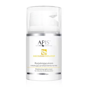 Apis Professional Discolouration-Stop Home terApis Rozjaśniający krem redukujący przebarwienia na noc 50 ml - Kremy do twarzy - miniaturka - grafika 2