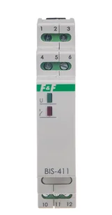F&F Przekaźnik bistabilny BIS-411i, DIN, z przekaźnikiem inrush 160A/20ms - Sterowniki i przekaźniki - miniaturka - grafika 1