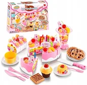 Zabawy w naśladowanie dorosłych - Tort Urodzinowy 75 Elem. Zabawka Z06 - miniaturka - grafika 1