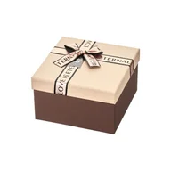 Zestawy upominkowe - PUDEŁKO prezentowe 17 x 17 x 10 cm CREAM-CHOCO VILLA ITALIA - miniaturka - grafika 1
