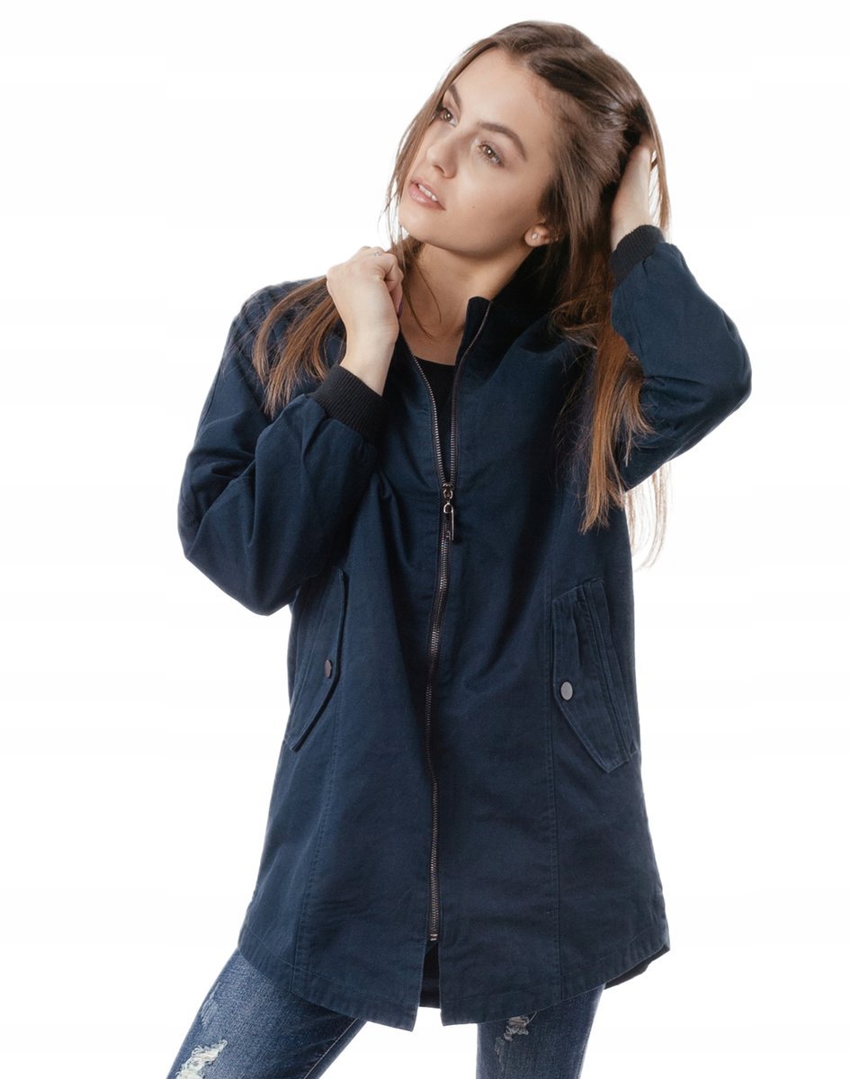 Bomberka Kurtka Damska US Bomber Długa 1724-01 r S