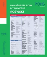 Książki do nauki języka rosyjskiego - Pons Najważniejsze słowa błyskawicznie - rosyjski - LektorKlett - miniaturka - grafika 1