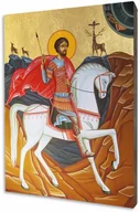 Dewocjonalia - Art christiana Ikona św. Eustachy ACHI016 - miniaturka - grafika 1