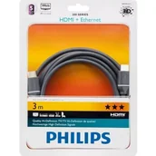 Kable komputerowe i do monitorów - Philips Kabel HDMI pozlacené konektory 3m SWV4433S/10) Czarny - miniaturka - grafika 1