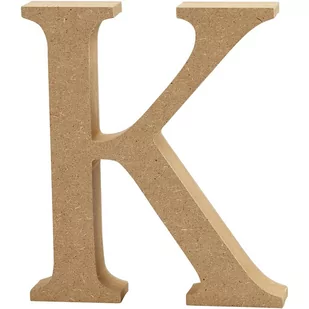 Creativ Company A/S Litera K z MDF, 8 cm - Pozostałe akcesoria dla plastyków - miniaturka - grafika 1