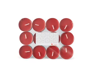 Świece - Tealight KONSIMO Sares, czerwony, Ø3,9 cm, 1,3 cm - grafika 1