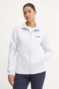 Columbia bluza sportowa Sweather Weather kolor niebieski gładka 2085724 - Bluzy damskie - miniaturka - grafika 1