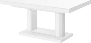 Hubertus Ława QUADRO LUX 120170x75 biały połysk rozkładana - Ławy i stoliki kawowe - miniaturka - grafika 1