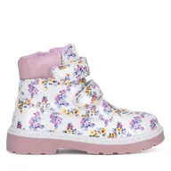 Buty dla dziewczynek - Trzewiki Nelli Blu CM170106-2 Biały - miniaturka - grafika 1