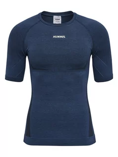 Koszulki sportowe męskie - Hummel Koszulka funkcyjna "TE Mike Seamless" w kolorze granatowym - grafika 1