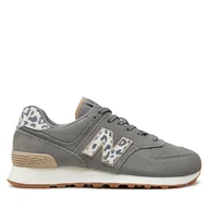 Sneakersy damskie - Sneakersy New Balance WL574IJ2 Szary - miniaturka - grafika 1