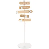 Półki i regały dla dzieci - Wieszak dla dzieci z drogowskazami drewniany wys 114 cm 174142 - miniaturka - grafika 1