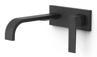 Bateria umywalkowa TRES Slim Exclusive Czerń Matowa 20230014NM - Baterie podtynkowe - miniaturka - grafika 1