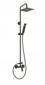 Zestawy prysznicowe - NP81-BVI7UVL-GM / FERRO / VITTO VERDELINE / DESZCZOWNIA ZESTAW NATRYSKOWY Z BAT. BVI7UVL, GUN METAL / - miniaturka - grafika 1