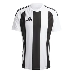 Męska Koszulka z krótkim rękawem ADIDAS STRIPED 24 JSY IW2143 – Biały - Piłka nożna - miniaturka - grafika 1