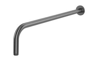 Kohlman EXPERIENCE GREY Ramię prysznicowe owalne 40cm szczotkowany grafit WNEG WNEG - Deszczownice - miniaturka - grafika 2