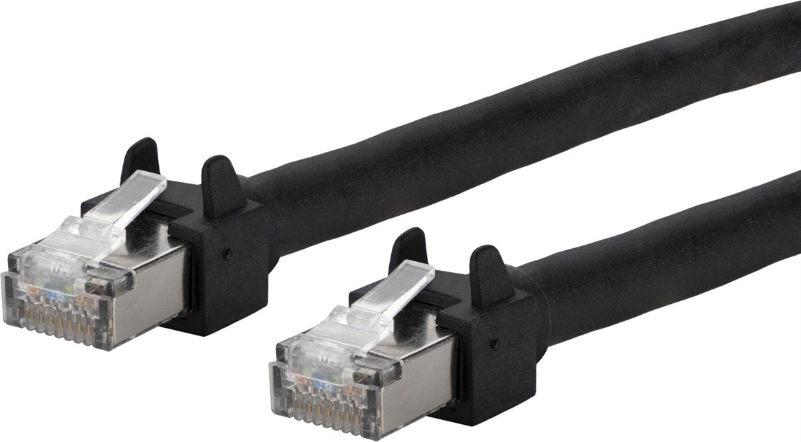 METZ CONNECT 13084F1000-E Kabel sieciowy czarny 1 m Cat5e S/UTP (STP) (13084F1000-E)