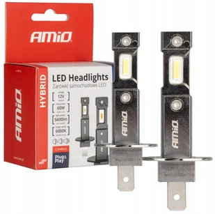 Żarówki samochodowe Led seria Hybrid H1 6000K Canbus 60W do auta samochodu - Żarówki samochodowe - miniaturka - grafika 1