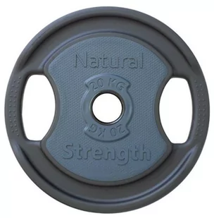 Obciążenie Olimpijskie Poliuretanowe 20 kg Natural Strength - Obciążenia - miniaturka - grafika 1