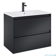 Szafki łazienkowe - Roca Claudia szafka łazienkowa 80x45x63 CZARNY MAT A857795532 | - miniaturka - grafika 1