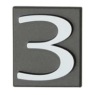 Akcesoria do drzwi - Cyfra "3" INV grafit - miniaturka - grafika 1