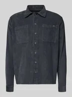 Koszulki męskie - Kurtka koszulowa o kroju regular fit ze sztruksu model ‘FABER’ - miniaturka - grafika 1