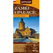 Plan Zamki i Pałace Dolnego Śląska, mapa turystyczna, 1: 250 000 praca zbiorowa - Atlasy i mapy - miniaturka - grafika 1