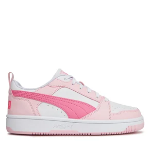 Sneakersy Puma Puma Rebound V6 Lo Jr 393833 08 Biały - Buty dla chłopców - miniaturka - grafika 1
