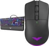 Zestawy myszka + klawiatura - Klawiatura PREYON LONG Claw Brown PLCB104B + Mysz Preyon Owl Wireless POW35B M-9120870 - miniaturka - grafika 1