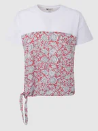 Koszulki i topy damskie - Pepe Jeans Koszulka w kolorze biało-czerwonym - miniaturka - grafika 1