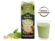Napoje roślinne - Natrue Barista Oat Matcha Drink 1L - wegański napój owsiany z herbatą match - miniaturka - grafika 1