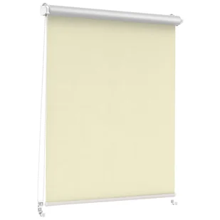 Roleta zaciemniająca Silver Click 81 x 215 cm kremowa termoizolacyjna - Rolety Roleta zaciemniająca Silver Click 81 x 215 cm kremowa termoizolacyjna - Rolety - miniaturka - grafika 1