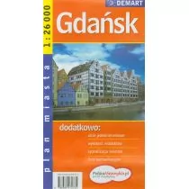 Demart Gdańsk - plan miasta (skala 1:26 000) - Praca zbiorowa - Atlasy i mapy - miniaturka - grafika 1