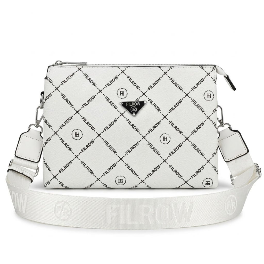 TOREBKA DAMSKA NA RAMIĘ BIAŁA MAŁA EKO SKÓRA LISTONOSZKA CROSSBODY