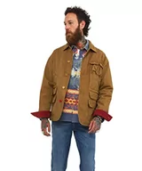 Płaszcze męskie - Joe Browns Męski płaszcz roboczy z wieloma kieszeniami na guziki, tytoń, L - miniaturka - grafika 1