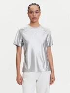 Koszulki i topy damskie - adidas T-Shirt adicolor Teamgeist JD0254 Szary Regular Fit - miniaturka - grafika 1