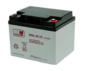 Baterie do zasilaczy awaryjnych UPS - Akumulator żelowy 12V 40Ah Mw Power Ups 12V 13A - miniaturka - grafika 1