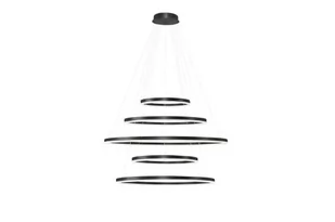 Lampa zwisowa Halo AZ5351 LED 180W z pilotem okręgi czarna - Lampy sufitowe - miniaturka - grafika 1