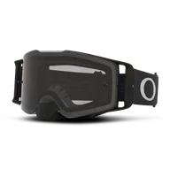 Gogle i okulary motocyklowe - Gogle Cross Oakley Front Line M Czarny Metaliczny Szary - miniaturka - grafika 1