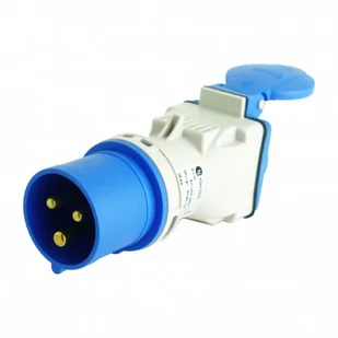 Adapter kempingowy CEE 16A na 230V system francuski - Kostki, złączki, wtyczki - miniaturka - grafika 3