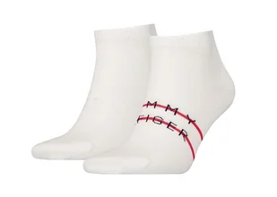 Tommy Hilfiger Skarpety 701222188 001 39-42 TH Men Sneaker 2P TH Strip - Skarpetki męskie - miniaturka - grafika 1
