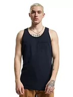 Koszulki męskie - JACK & JONES Męski tank top JORCRAYON JORCRAYON Tank top, granatowy, L, granatowy blezer, L - miniaturka - grafika 1
